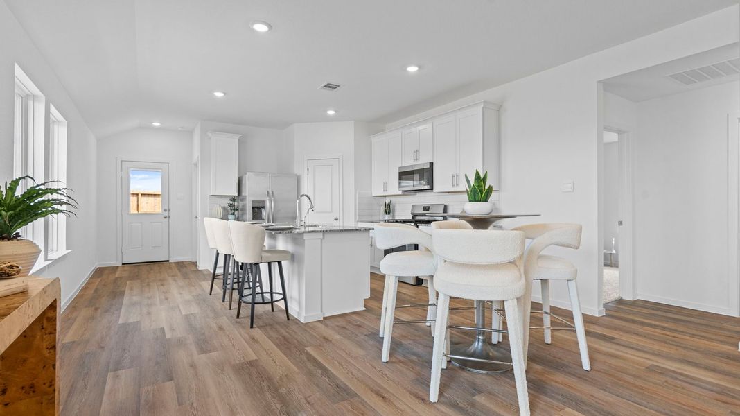 Representative furnished interior of a home built from the DIANA by D.R. Horton in Lakes at Westland Ranch, League City (Image 10).