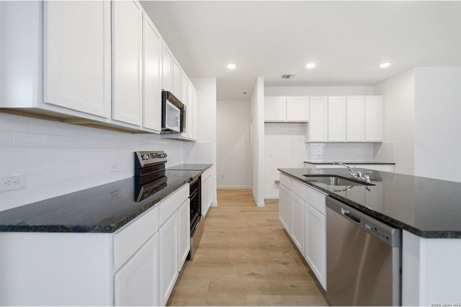 Furnished interior view inside a new home in Katzer Ranch, Converse (Image 5).