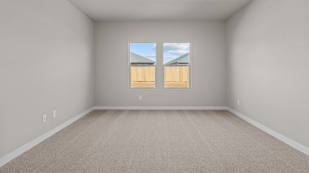 Representative unfurnished interior of a home built from the NAPLES by D.R. Horton in Homestead at Parks Bell Ranch, Odessa (Image 12).
