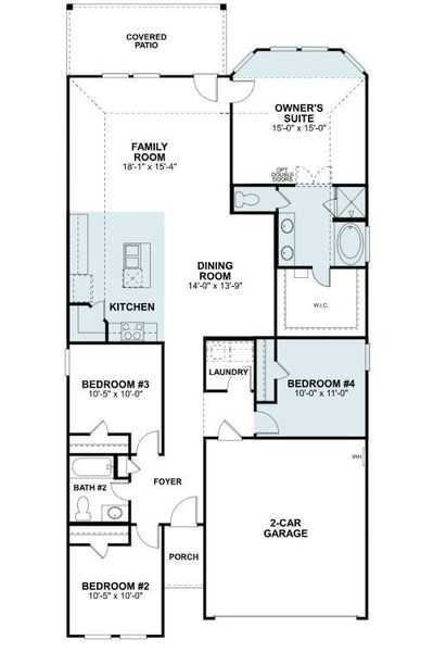 2D floor plan layout of this home in Pinewood at Grand Texas, New Caney, TX (Image 5). 2D floor plan layout of this home in Pinewood at Grand Texas, New Caney, TX (Image 5).