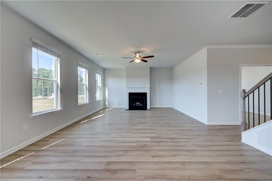 Spacious, unfurnished interior of a new home in Cooper Park, McDonough (Image 23).