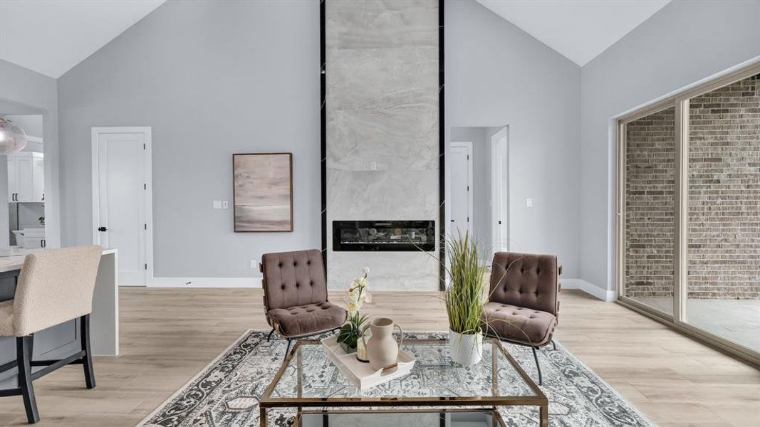 Furnished interior view inside a new home in , Weatherford (Image 25).