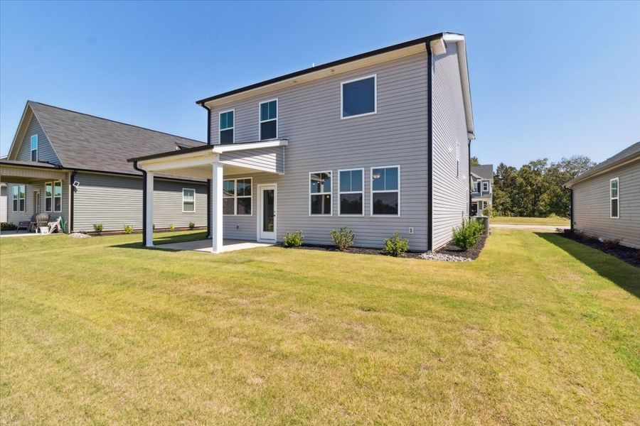 Front exterior of a new home in Windsor, North Augusta, SC, highlighting curb appeal (Image 19).