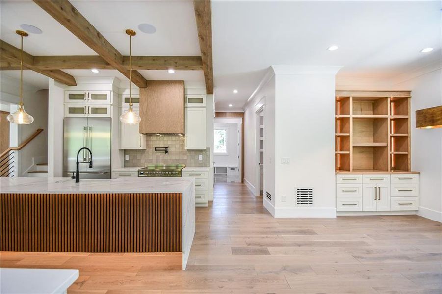 Furnished interior view inside a new home in , Hoschton (Image 16).