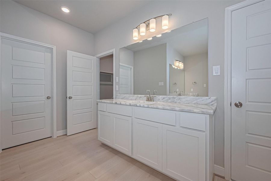 Furnished interior view inside a new home in Regents Court, Houston (Image 13).