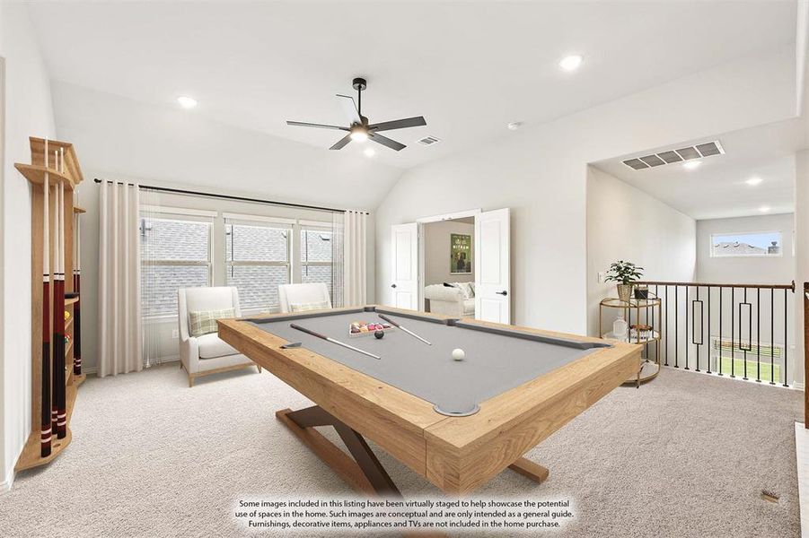 Furnished interior view inside a new home in Willow Wood, McKinney (Image 30).