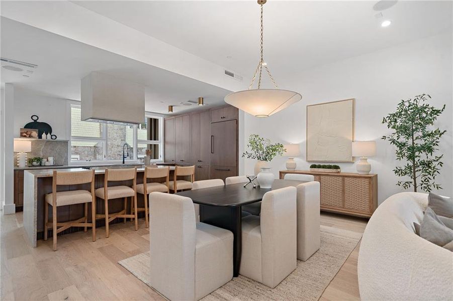 Furnished interior view inside a new home in , Atlanta (Image 36).