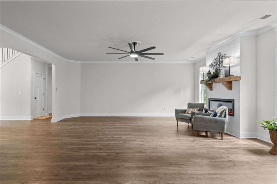 Spacious, unfurnished interior of a new home in Silvercrest Lakes, Acworth (Image 43).