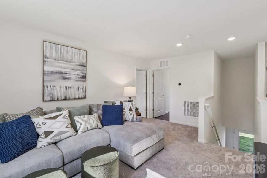 Furnished interior view inside a new home in Riverdale Hills, Spartanburg (Image 7). Furnished interior view inside a new home in Riverdale Hills, Spartanburg (Image 7).