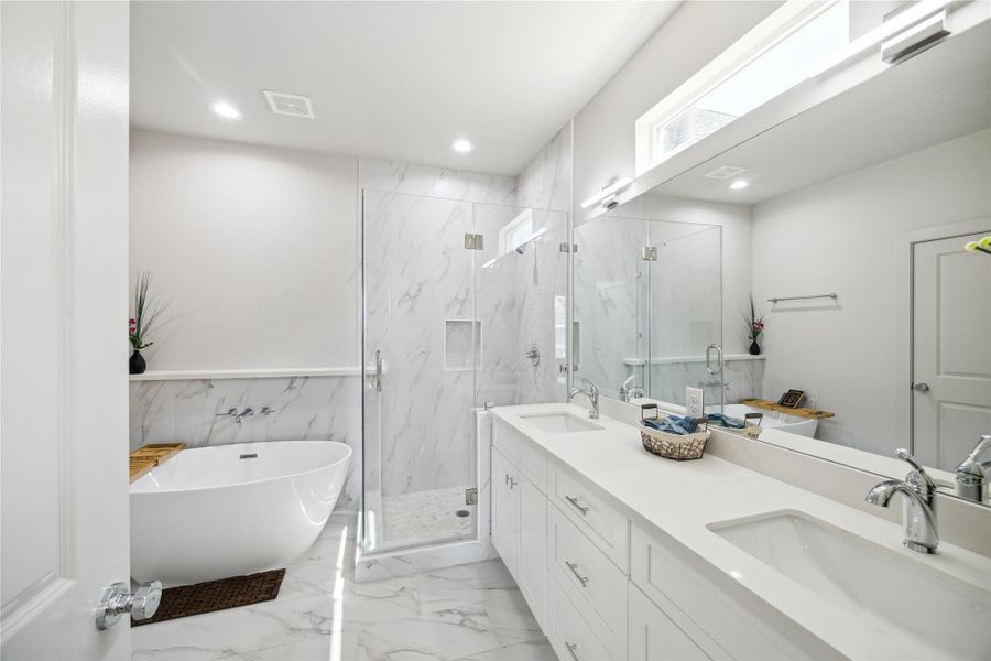 Furnished interior view inside a new home in , Houston (Image 6).