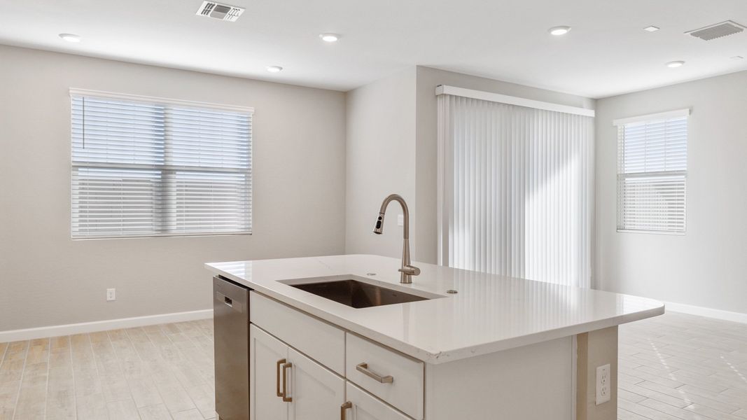Furnished interior view inside a new home in Talinn Towns at Desert Ridge, Phoenix (Image 8).