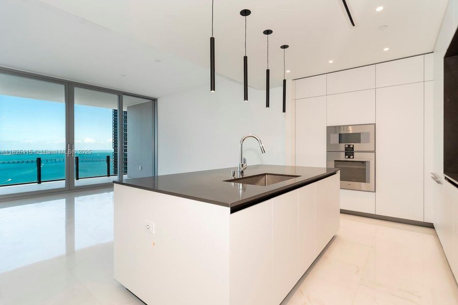 Furnished interior view inside a new home in Aston Martin Residences, Miami (Image 15).
