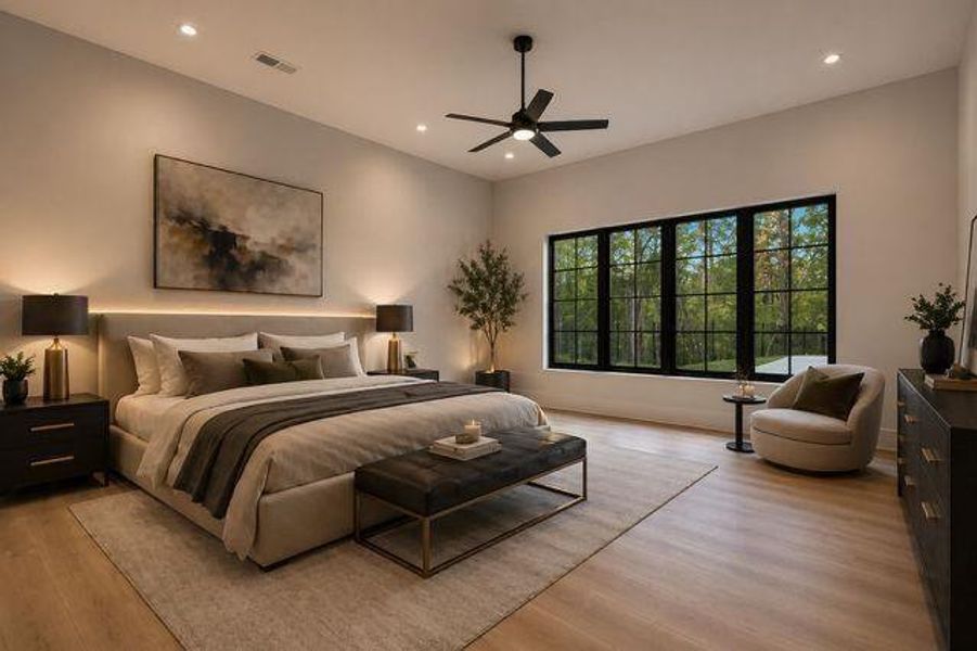 Furnished interior view inside a new home in , Alpharetta (Image 55).