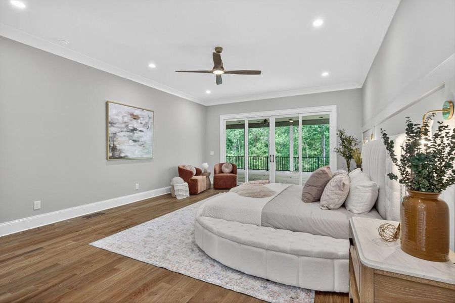 Furnished interior view inside a new home in , Newnan (Image 65).