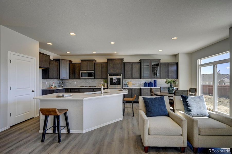 Furnished interior view inside a new home in , Peyton (Image 7).