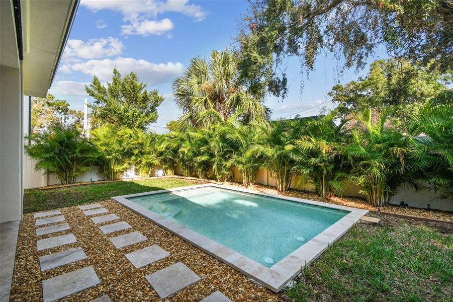 Exterior details and patio area of a home in , Tampa (Image 22).