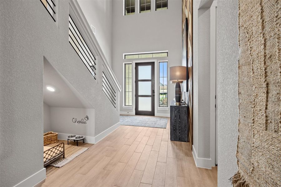 Furnished interior view inside a new home in Sweetwater, Austin (Image 17).