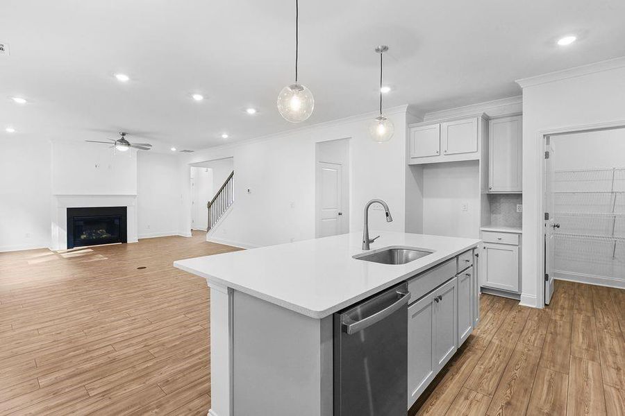 Furnished interior view inside a new home in Stratford Hills, Ball Ground (Image 5).