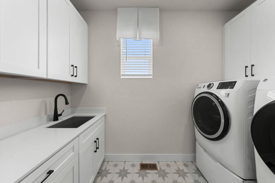 Furnished interior view inside a new home in Trumark Homes at Tanterra, Parker (Image 21).