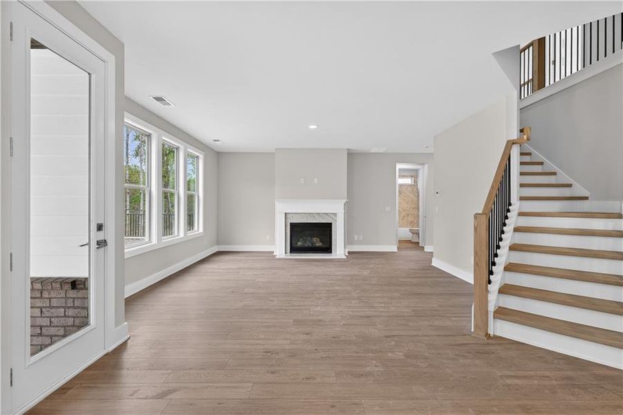 Spacious, unfurnished interior of a new home in The Manor at Gainesville Township, Gainesville (Image 18). Spacious, unfurnished interior of a new home in The Manor at Gainesville Township, Gainesville (Image 18).