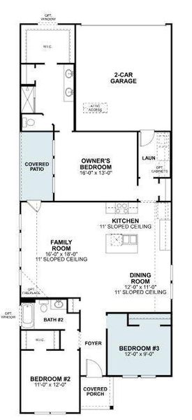 2D floor plan layout of this home in Tarrytown, Crowley, TX (Image 4). 2D floor plan layout of this home in Tarrytown, Crowley, TX (Image 4).