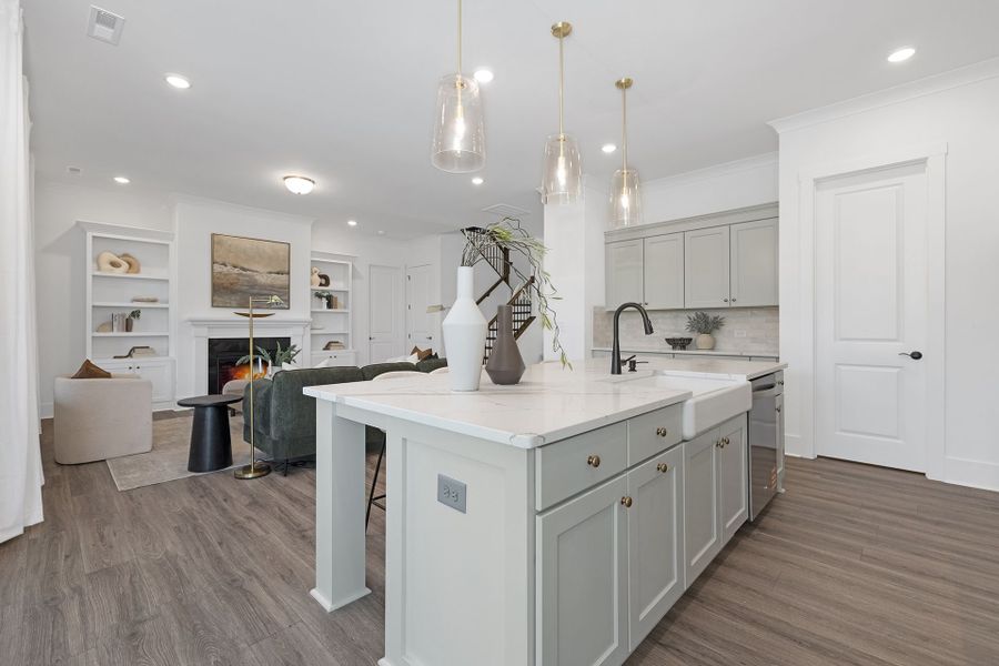 Furnished interior view inside a new home in Edgewater - Harbor Pointe, Lancaster (Image 5).