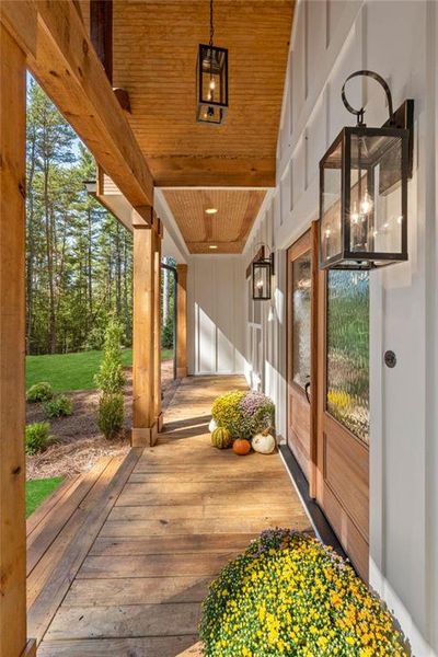 Exterior details and patio area of a home in , Dahlonega (Image 36).