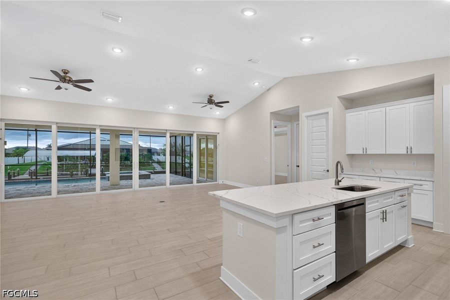 Furnished interior view inside a new home in Cape Coral, Cape Coral (Image 5). Furnished interior view inside a new home in Cape Coral, Cape Coral (Image 5).