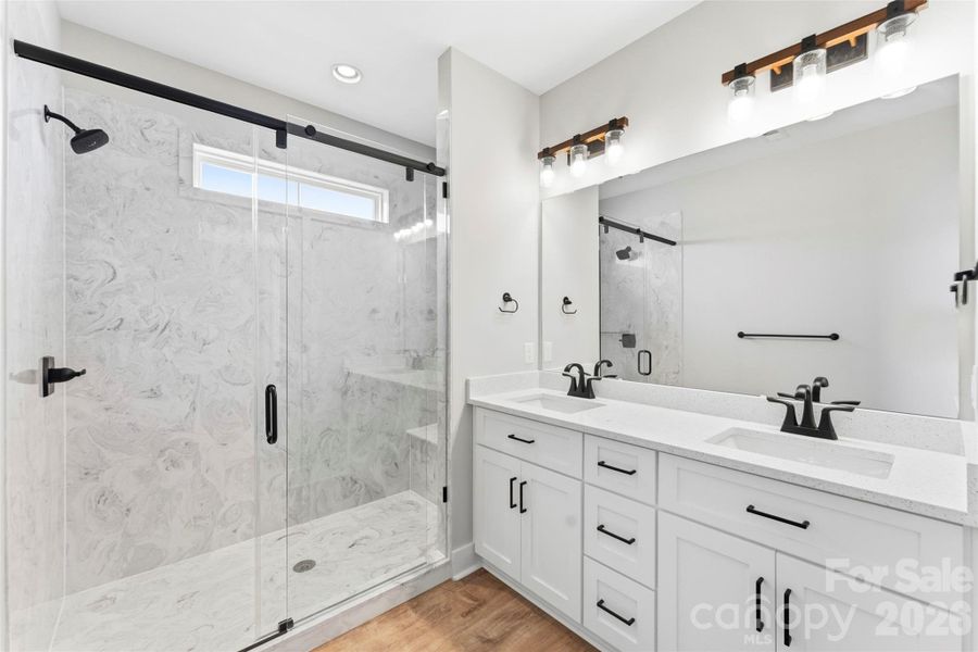 Oversized Marble Shower Oversized Marble Shower