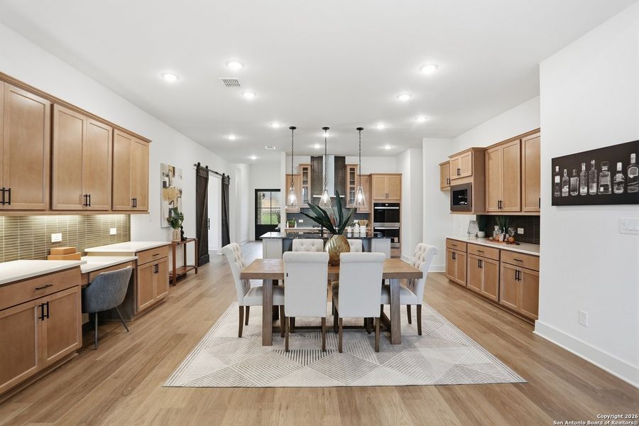 Furnished interior view inside a new home in Kinder Ranch - 70', San Antonio (Image 10).