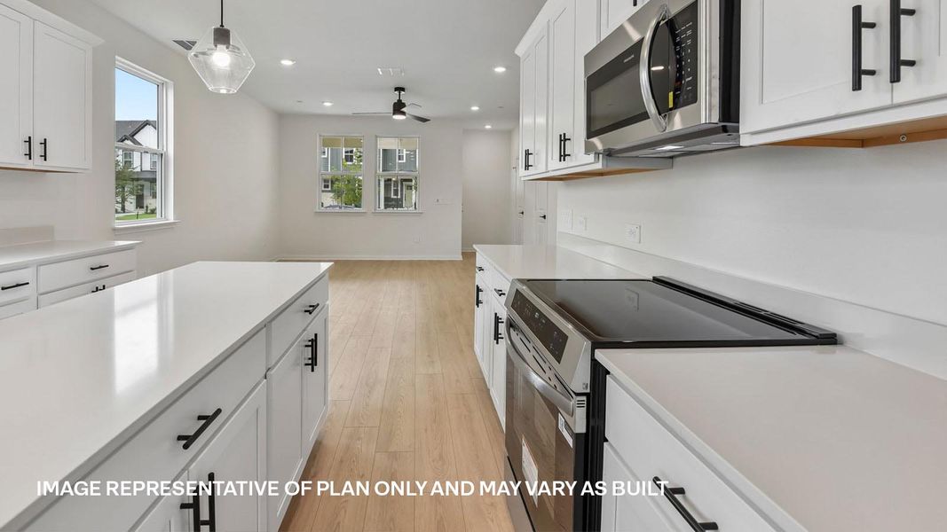 Furnished interior view inside a new home in Avery Centre, Round Rock (Image 12).