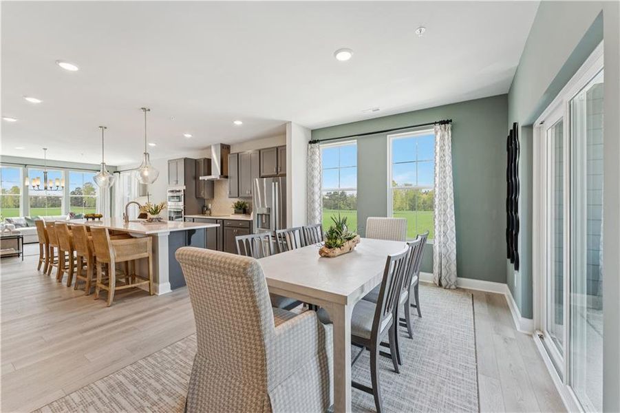 Furnished interior view inside a new home in , Atlanta (Image 15).