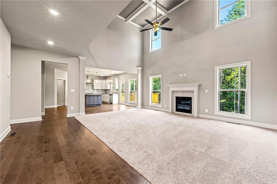 Spacious, unfurnished interior of a new home in Underwood Crossing, Covington (Image 21).