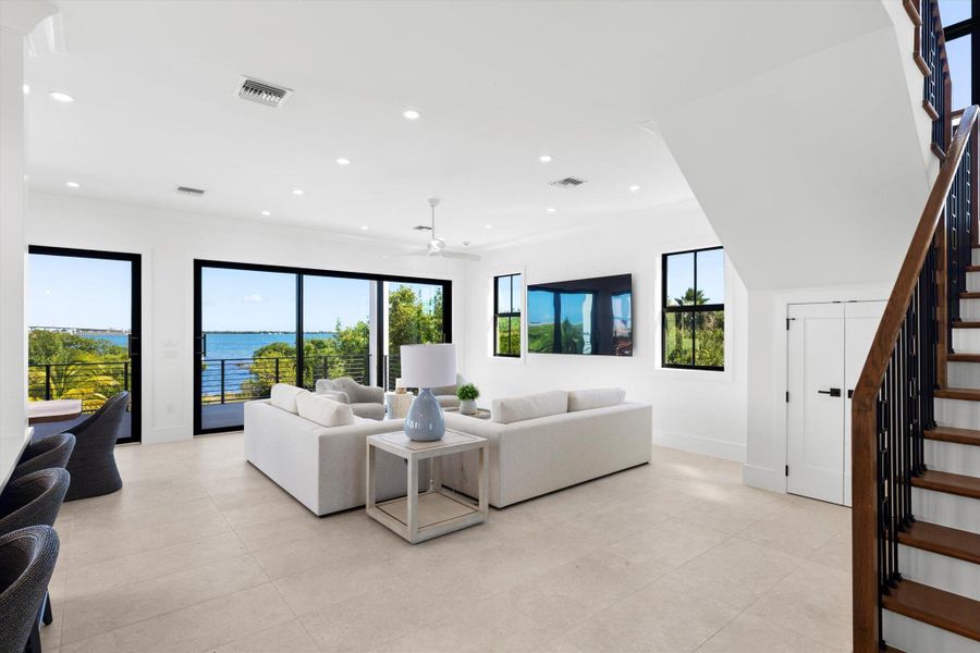 Furnished interior view inside a new home in , Key West (Image 7). Furnished interior view inside a new home in , Key West (Image 7).