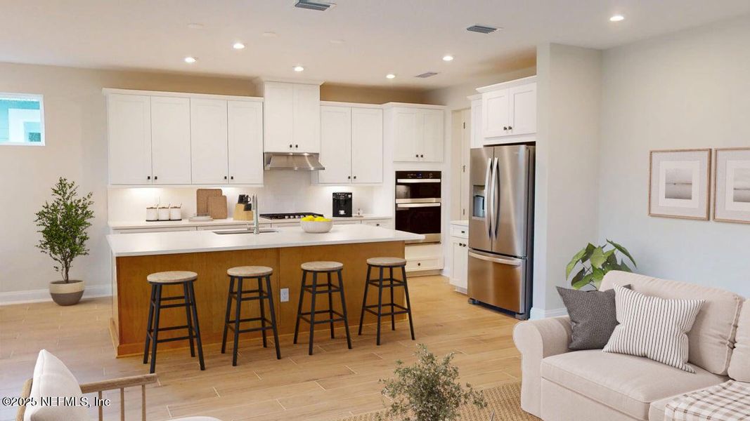 Furnished interior view inside a new home in RiverTown - WaterSong, St. Johns (Image 3). Furnished interior view inside a new home in RiverTown - WaterSong, St. Johns (Image 3).