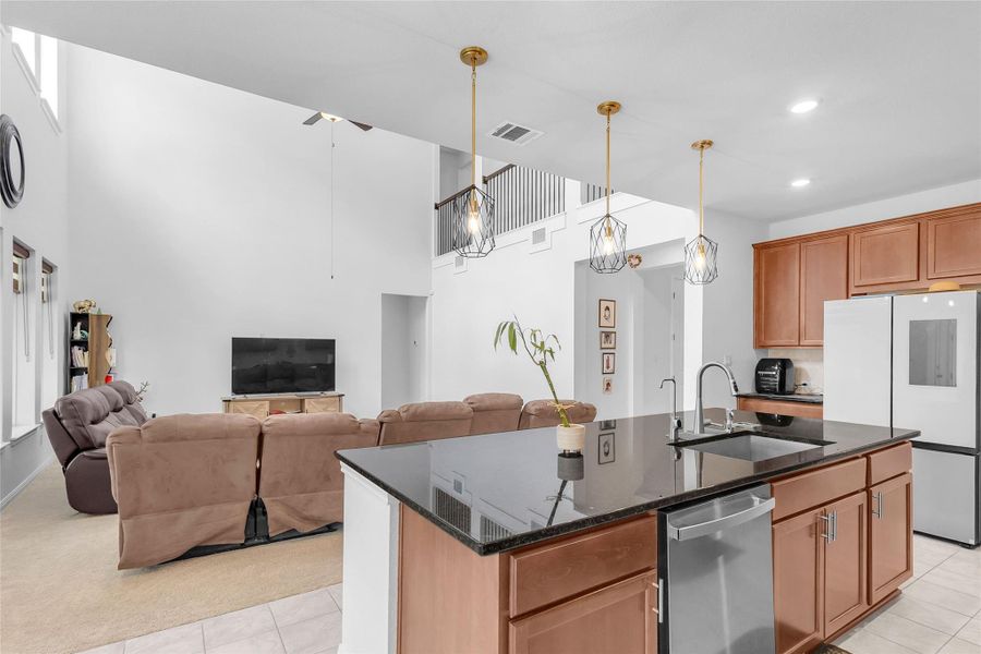 Furnished interior view inside a new home in , Kyle (Image 7). Furnished interior view inside a new home in , Kyle (Image 7).
