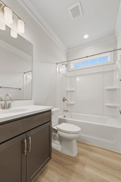 Furnished interior view inside a new home in Weybridge, Burlington (Image 17).