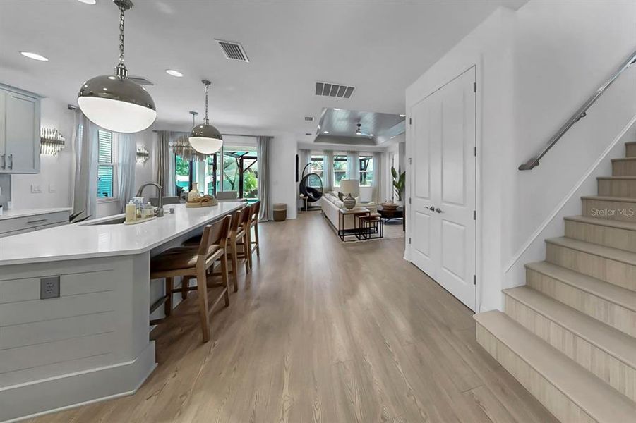 Furnished interior view inside a new home in , Sarasota (Image 37).