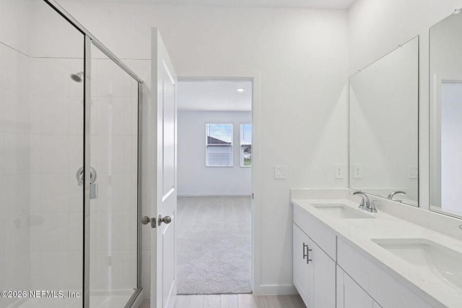 Furnished interior view inside a new home in Colbert Landings, Palm Coast (Image 9).