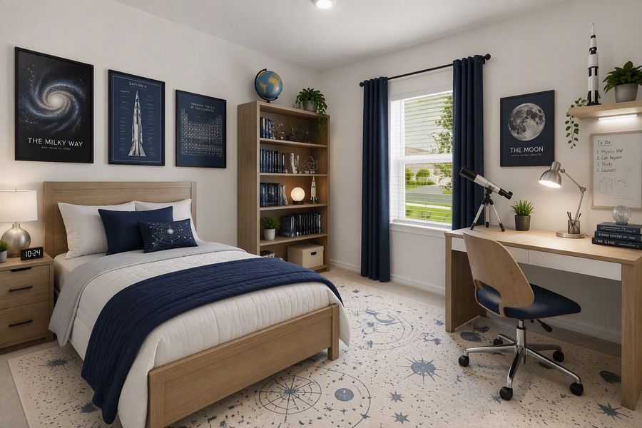 Representative furnished interior of a home built from the Buttonwood by Taylor Morrison in Coopers Meadow, Jacksonville (Image 8).