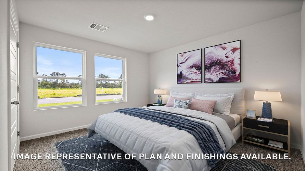 Representative furnished interior of a home built from the ASPEN by D.R. Horton in Morford, Jackson (Image 11).