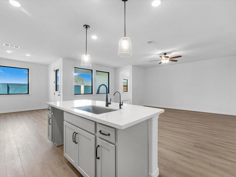 Furnished interior view inside a new home in Austin Point, Richmond (Image 11).