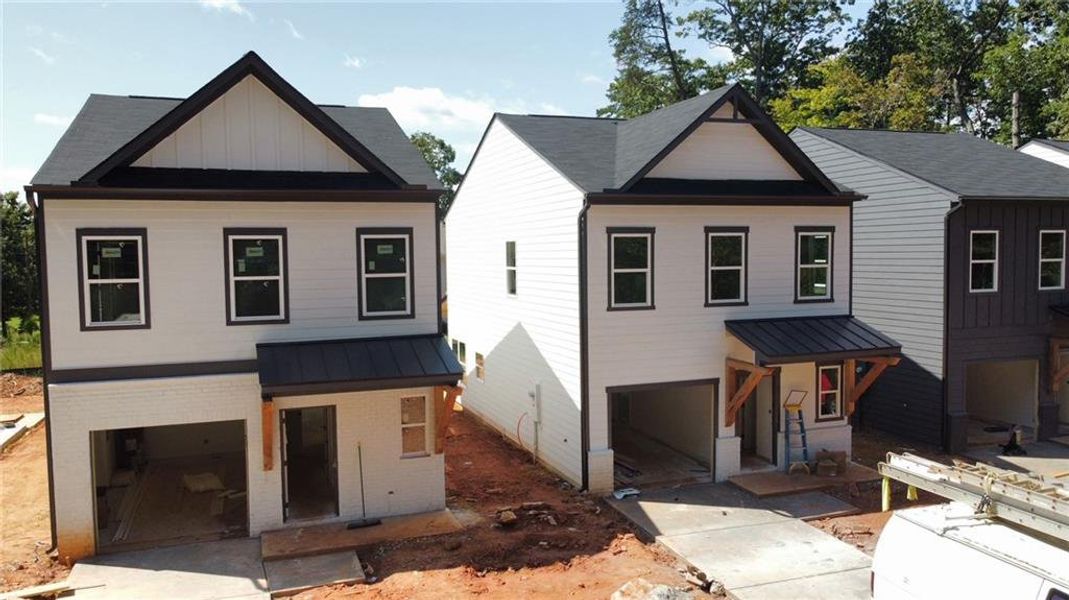Front exterior of a new home in , Cleveland, GA, highlighting curb appeal (Image 21).