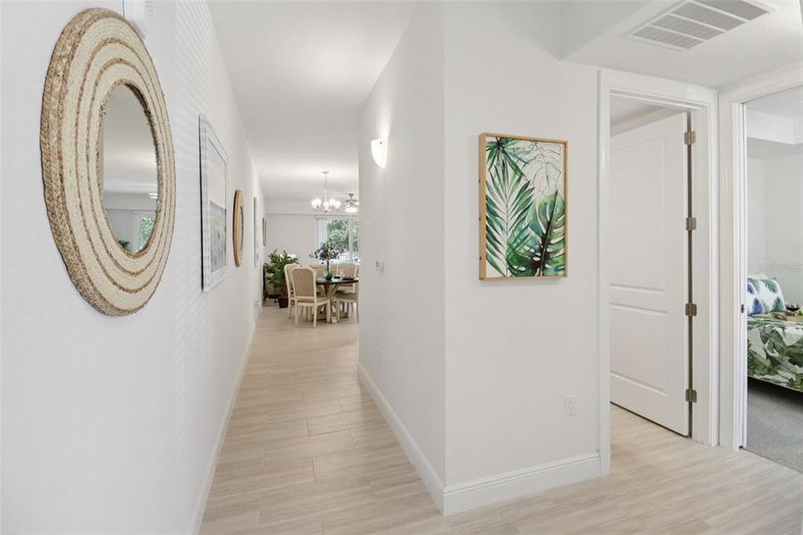 Furnished interior view inside a new home in , New Smyrna Beach (Image 9). Furnished interior view inside a new home in , New Smyrna Beach (Image 9).