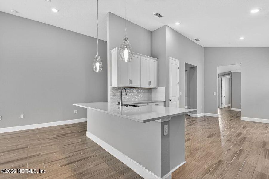 Furnished interior view inside a new home in Colbert Landings, Palm Coast (Image 9).
