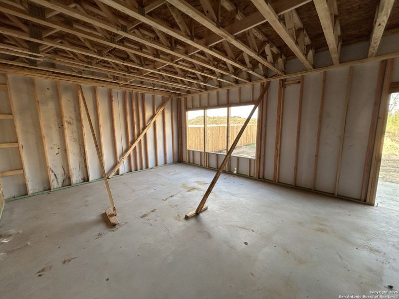 In-progress construction of a new home in Enclave at Hennersby Hollow 50's, San Antonio, TX (Image 21).