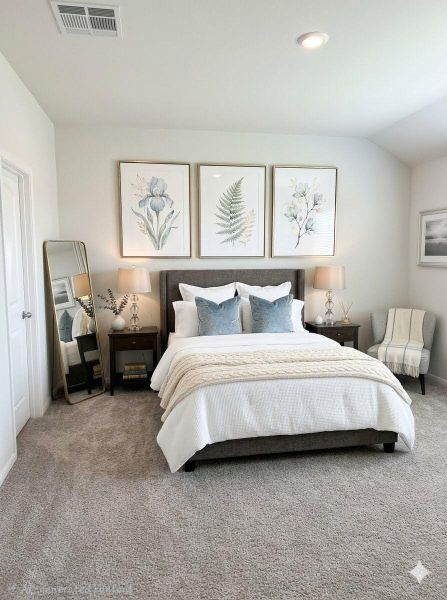 Primary bedroom V-staged Primary bedroom V-staged