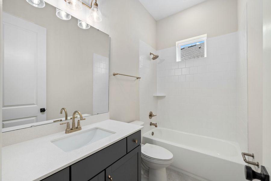 Representative furnished interior of a home built from the Aurora by Riverside Homes in Hidden Creek at SilverLeaf Phase 1, St. Augustine (Image 7).