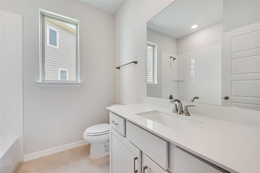 Furnished interior view inside a new home in Creekside of Crowley, Crowley (Image 8). Furnished interior view inside a new home in Creekside of Crowley, Crowley (Image 8).