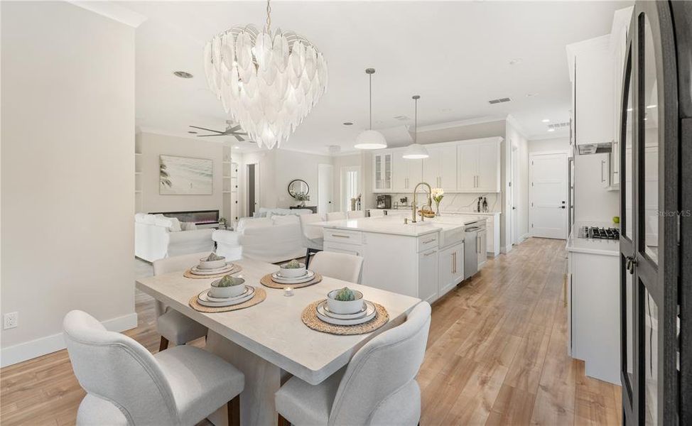 Furnished interior view inside a new home in , Flagler Beach (Image 16).
